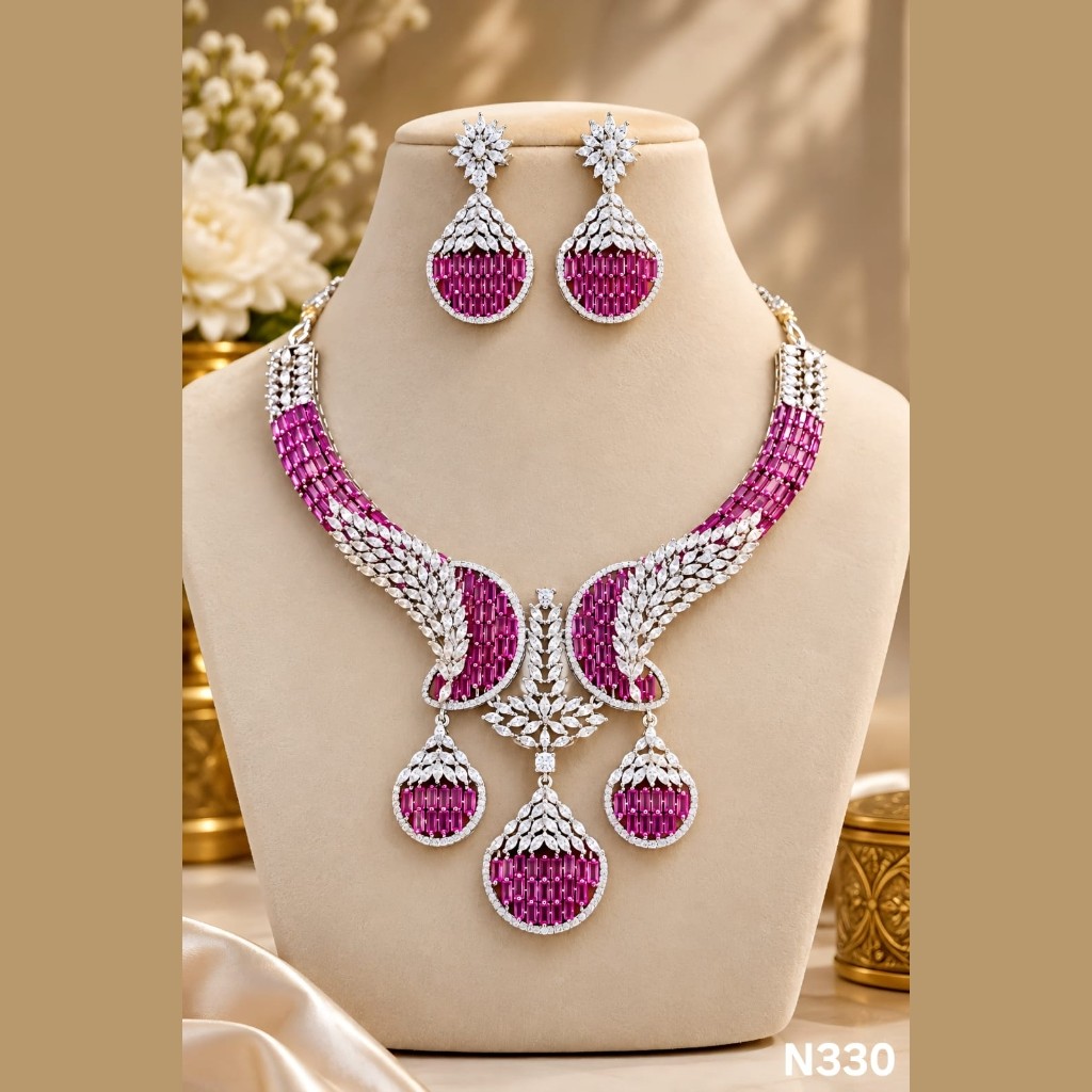 The Art of Styling American Diamond & Ruby Suites (N330)